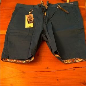 Denim & Flower Vibrant Blue Shorts